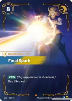 Final Spark [OGS - 022/024] - NM [Normal] TCG Riftbound - Image 1