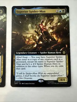 2x Superior Spider-Man (Extended Art) Marvel's Spider-Man Regular Mtg Spm - Image 3