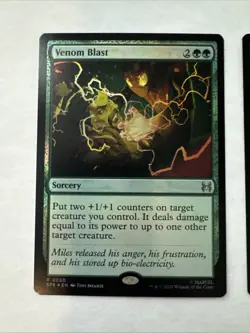 2x Venom Blast (Foil) Marvel's Spider-Man: Eternal-Legal Mtg Spm - Image 2