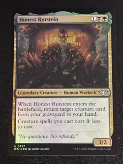 MTG Outlaws of Thunder Junction Honest Rutstein Foil 0207 NM - Image 1
