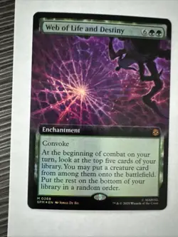 2x Web of Life and Destiny (Extended Art Foil + Ext Reg) Marvel's Spider-Man - Image 2