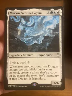 Miirym, Sentinel Wyrm MTG Alter/Altered Art - Image 1