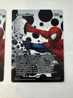 2x Comeuppance (Borderless) Marvel Universe Eternal-Legal Spider-Man Mtg Spm - Image 3