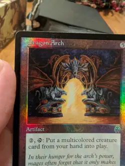 Magic: The Gathering Dragon Arch Artifact Foil 135/143 Dana Knutson 2001 HP - Image 2