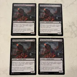 Magic the Gathering MTG Morbid Opportunist Playset Of 4 Cards - Image 1