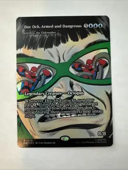 Doc Ock, Armed and Dangerous - Lorthos the Tidemaker (Borderless Foil) Mtg Spm - Image 1