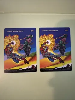 2x Goblin Bombardment (Borderless) Marvel Universe Eternal-Legal Spider-Man Mtg - Image 1