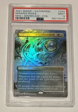 PSA 9 - MINT - Mirari's Wake Borderless FOIL MH2 - MEGA SALE ITEM #19 - Image 1