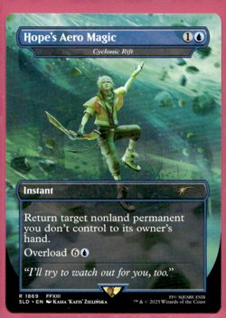 HOPE'S AERO MAGIC - CYCLONIC RIFT SECRET LAIR DROP SLD RARE INSTANT MTG 1869 - Image 1