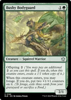 BUSHY BODYGUARD x4 mtg NM-M Bloomburrow 4 Unc - Image 1