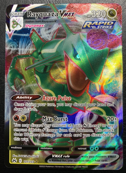 Rayquaza VMAX Full Art 101/159 Crown Zenith Pokemon 2023 - Image 1