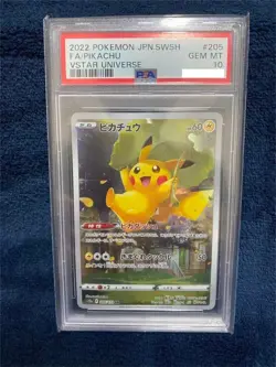 PSA 10 Gem Mint Pokemon Japanese VSTAR Universe Pikachu s12a 205/172 AR - Image 1