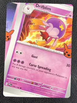 NFC Miscut - Drifblim 090/198 Trick Or Trade 2023 - Error - Pokemon TCG - Image 2