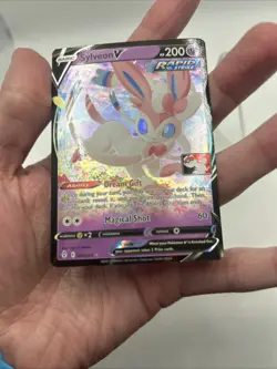 074/203 Sylveon V Prize Pack Series 1 Stamped Play Pokemon TCG Evolving Skies - Image 4