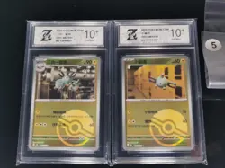 Pokemon TCG S-Chinese Magneton 082/151-Magnemite 081/151 Poke Ball 2set-Z 10 - Image 1