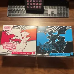 Pokemon TCG Black Bolt and White Flare ETB Lot, Sealed - Image 1
