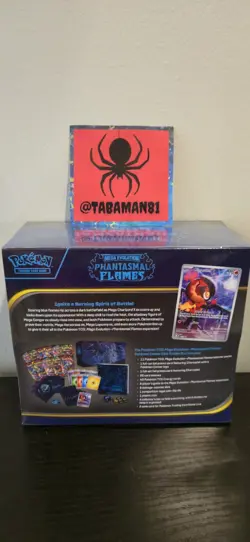 Pokemon Phantasmal Flames Pokemon Center ETB Elite Trainer Box Ships W/ Insuranc - Image 4