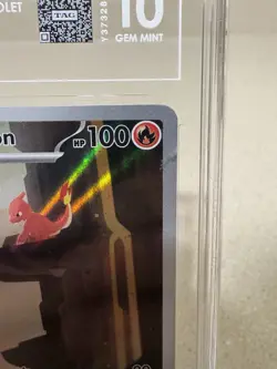 Pokemon TCG Charmeleon 169/165 Scarlet Violet 151 Illustra. Rare TAG Gem Mint 10 - Image 3