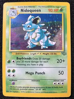ALTERED - Pokemon TCG Nidoqueen Holo Rare Unlimited Jungle 07/64 - Image 1