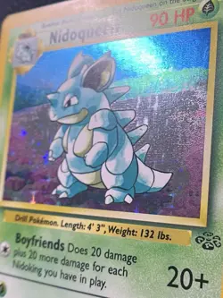 ALTERED - Pokemon TCG Nidoqueen Holo Rare Unlimited Jungle 07/64 - Image 2