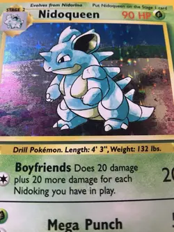 ALTERED - Pokemon TCG Nidoqueen Holo Rare Unlimited Jungle 07/64 - Image 3