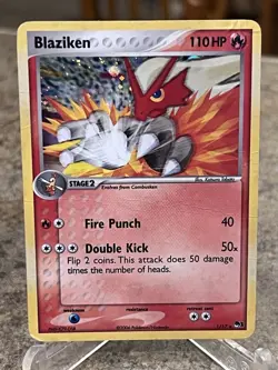 Pokemon TCG Blaziken 1/17 Holo Rare Pop Series 1 2006 - Image 1
