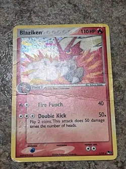 Pokemon TCG Blaziken 1/17 Holo Rare Pop Series 1 2006 - Image 4