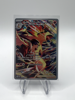 Pokemon Destined Rivals Ethan's Typhlosion Full Art Secret Rare 190/182 - Image 1