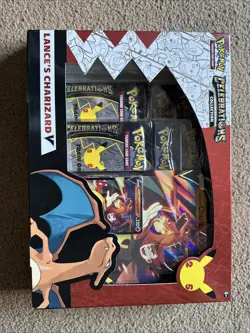 Pokemon TCG: 25th Anniversary Celebrations Collection Box Lance's Charizard - Image 1