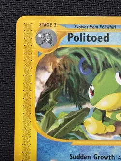 Pokemon TCG Politoed Skyridge 25/144 Rare Near Mint NM E Series Reader WOTC 2003 - Image 2