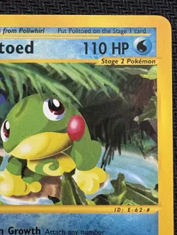 Pokemon TCG Politoed Skyridge 25/144 Rare Near Mint NM E Series Reader WOTC 2003 - Image 3