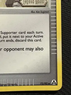 Pokemon TCG Fieldworker EX Legend Maker 73/92 Reverse Holo Stamped 2006 - Image 5