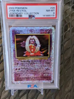 Pokemon Legendary Collection Reverse Holo Jynx #26/110 PSA 8 NM-MT - Image 1