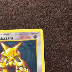 Alakazam 1/102 Shadowless Holo Rare Base Set Pokemon - Image 5