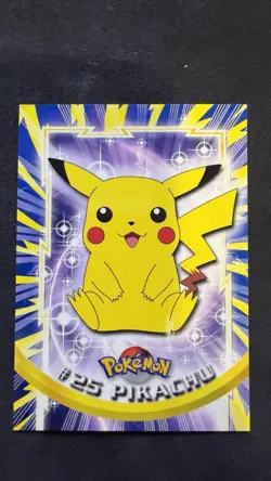 NM Pikachu #25 Blue Label Topps TV Animation Edition Series 1 Pokemon Card - Image 1