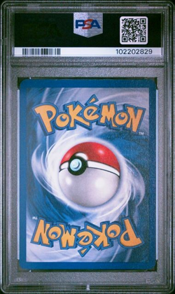 Dark Alakazam Holo 2000 Pokemon Team Rocket #1 PSA 7 NM Vintage - Image 2
