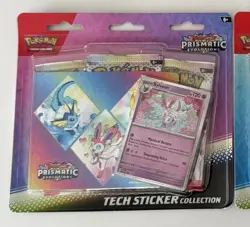 Pokemon Prismatic Evolutions Tech Sticker Collection Sealed - Image 1