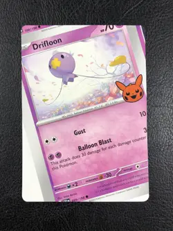 NFC Miscut - Drifloon 089/198 Trick Or Trade 2023 - Error - Pokemon TCG - Image 1