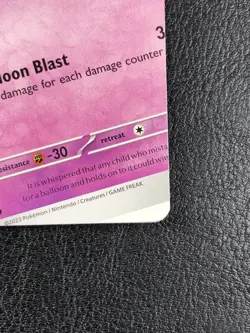 NFC Miscut - Drifloon 089/198 Trick Or Trade 2023 - Error - Pokemon TCG - Image 5