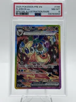 2025 FLAREON EX SPECIAL ILLUSTRATION RARE #146 PRISMATIC ENGLISH - Image 1