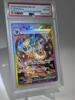 2025 FLAREON EX SPECIAL ILLUSTRATION RARE #146 PRISMATIC ENGLISH - Image 2