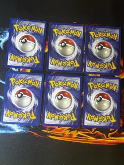 Pokemon TCG Base Lot X6 Vintage WOTC Mixed Condition - Image 2