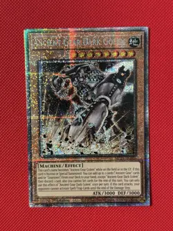 Yugioh! Ancient Gear Dark Golem MP25-EN003 Starlight Rare 1st Ed NM - Image 1