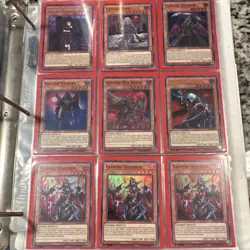 Konami Yu-Gi-Oh! TCG Binder Collection Vampire Dhampir Scarlet 1st Edition Lot - Image 2