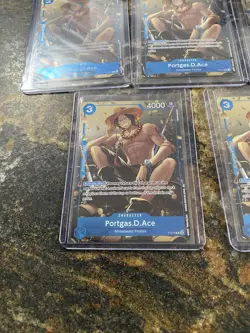 Portgas.D.Ace (Tin Pack Set Vol. 2) X5 P-074 One Piece Promotion Cards Foil - Image 2