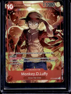 2024 One Piece Treasure Booster Monkey D Luffy Super Rare Promo #ST10-006 - Image 1
