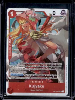 2025 One Piece A Fist of Divine Speed Kujyaku Super Rare #OP11-004 - Image 1