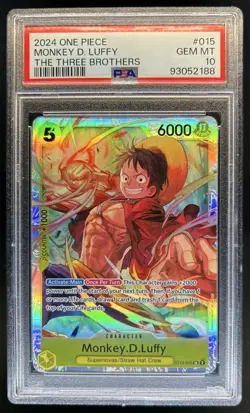 2024 One Piece The Three Brothers Monkey.D.Luffy #ST13-015 PSA 10 GEM MINT - Image 1