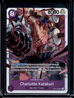 2025 One Piece Charlotte Katakuri Super Rare Alternative Art #OP11-067 - Image 1