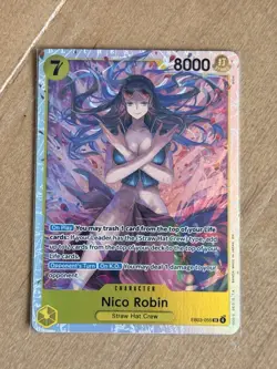 Nico Robin EB03-055 (SR) Heroines Edition Foil Bandai One Piece CCG - Image 1